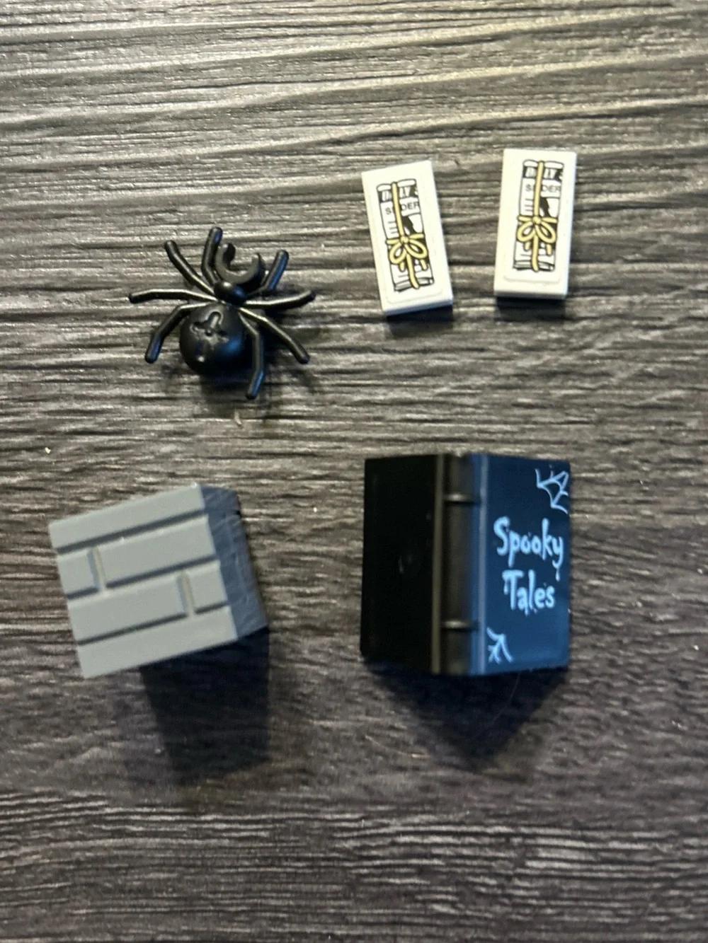 LEGO Mini Accessory Set with 'Spooky Tales' Book and Spider